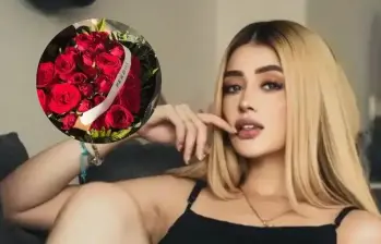 Un misterioso ramo de rosas llegó al local de belleza de la joven influencer mexicana tras haber sido asesinada mientras realizaba una transmisión en vivo por TikTok. FOTO: REDES SOCIALES