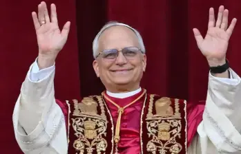 49 bebés en Colombia han sido bautizados con el nombre de León, desde la llegada de Robert Francis Prevost al cargo de sumo pontífice de la Iglesia católica. FOTO: Xhinua