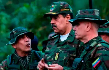 Nicolás Maduro ha calificado las operaciones militares de Estados Unidos en el mar Caribe como una agresión. FOTO AFP 