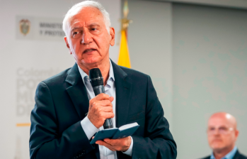 El ministro de Salud, Guillermo Jaramillo, señaló que el rol del presidente Gustavo Petro fue clave para la aprobación de la reforma. Foto Colprensa.