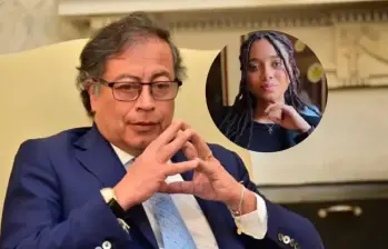 El presidente Gustavo Petro salió en defensa de Juliana Guerrero al menos cinco veces. FOTOS: Colprensa