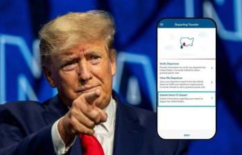 La administración de Donald Trump cambió la aplicación CBP One a CBP Home para promover la autodeportación en inmigrantes irregulares. FOTO: GETTY | DHS