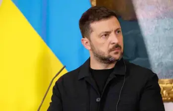 Volodimir Zelenski, presidente de Ucrania, afirmó que su país ha rastreado envíos de grano presuntamente robado por Rusia hacia regiones como África, Asia y Oriente Medio. Foto: Europa Press