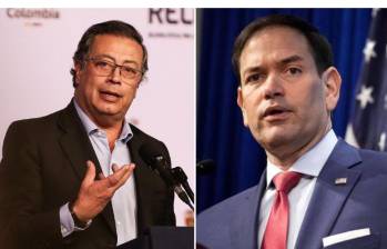 El Secretario de Estado de EE. UU., Marco Rubio, no escatimó en críticas contra el presidente Gustavo Petro. FOTO: Getty