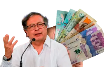 Con varias semanas de atraso, el gobierno de Gustavo Petro presentó el plan financiero 2026. FOTO EL COLOMBIANO
