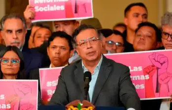 La convocatoria al cabildo en Barranquilla fue parte de la reacción del presidente Petro tras el hundimiento en el Senado de la propuesta de consulta popular. Foto: Presidencia