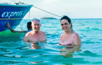 El expresidente Álvaro Uribe y la exsenadora Maria Fernanda Cabal. FOTO REDES SOCIALES @MARIAFDACABAL