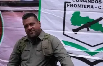 Araña es el máximo líder de los Comandos de Frontera. FOTO: COLPRENSA.