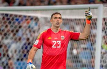 El futbolista Emiliano Martínez no estará en los partidos de eliminatorias de octubre en los que Argentina enfrentará a Venezuela y Bolivia. FOTO: JUAN ANTONIO SÁNCHEZ 