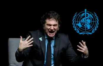 Javier Milei ha cuestionado el manejo de recursos y financiación del organismo sanitario mundial. FOTO: Getty