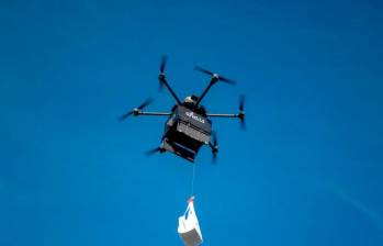 La Aerocivil estableció los parámetros para que el transporte de carga o Drone Delivery sea una realidad en los próximos meses en el país. FOTO: Getty