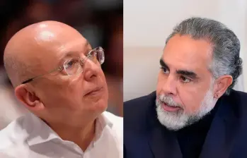 Algunas fuentes recuerdan diferencias desde el Gobierno del expresidente Juan Manuel Santos, donde ambos eran protagonistas de la vida pública: Benedetti como senador y Montealegre como fiscal. FOTOS: Presidencia
