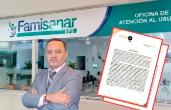 El agente interventor de Famisanar, Germán Gallo, salió mencionado en la denuncia de Rohi. FOTO COLPRENSA