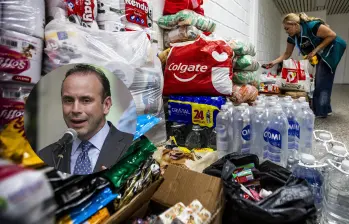 El alcalde Alejandro Eder pidió orden y silencio para poder hallar en estas 24 horas al mayor número posible de sobrevivientes. Fotos: Julio herrera y Colprensa