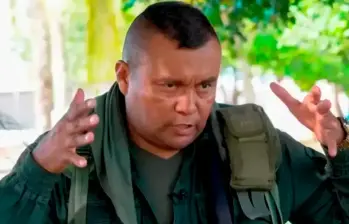 Alexánder Díaz Mendoza (“Calarcá”), cabecilla de las disidencias de las Farc. FOTO: CORTESÍA.