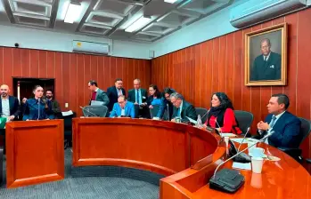 Comisión Cuarta del Congresos de la República. FOTO SENADO. 