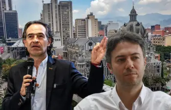 El alcalde Federico Gutiérrez hizo referencia este martes a los presuntos hechos de corrupción en la administración del exalcalde Daniel Quintero. FOTOS EL COLOMBIANO y Cortesía