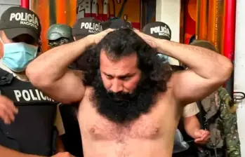 El narcotraficante Adolfo Macías, alias Fito, es el primer ecuatoriano en ser extraditado a Estados Unidos. FOTO POLICÍA DE ECUADOR