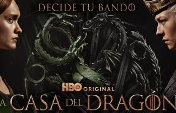 Afiche oficial de la segunda temporada de La casa del dragón, próximo lanzamiento de HBO. FOTO Cortesía HBO.