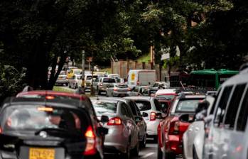 La restricción vehicular aplica en todas las vías excepto corregimientos, Regional y las Palmas. FOTO: EL COLOMBIANO