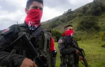 El ELN hizo un nuevo ataque con drones contra una estación de Policía en Chocó. FOTO: AFP