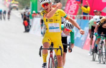 Miguel Ángel López tiene 29 años y regresó al circuito colombiano a principios de 2023, luego de tener un buen paso en el ciclismo europeo. FOTO: CORTESÍA FEDECICLISMO 
