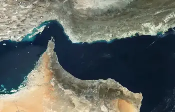 Estrecho de Ormuz, uno de los epicentros de la guerra en Medio Oriente. FOTO: Getty