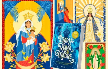 El libro registra gráficamente la devoción popular por la Virgen María. Ilustraciones: cortesía Anggie Baquero