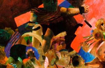 Esta es una imagen de la obra La Apoteosis de Ramón Hoyos del maestro Fernando Botero. FOTO Archivo El Colombiano 