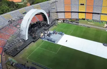 Medellín destinará más de $750.000 millones para ampliar el Atanasio Girardot a 60.000 asistentes, con nueva cubierta total y estándares FIFA. FOTO: Manuel Saldarriaga.