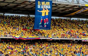 Colombia en su último partido de local goleó a Chile por 4-0. FOTO: Juan Antonio Sánchez