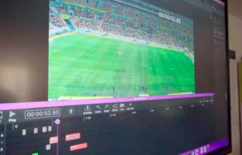 El cuadro verde es el único equipo colombiano que cuenta con tecnología de video en vivo para ayudar a su entrenador a tomar decisiones. FOTO: ATLÉTICO NACIONAL 