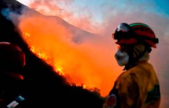 La ocurrencia de incendios forestales es uno de los mayores riesgos durante la temporada seca. FOTO: COLPRENSA