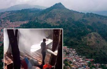 Los indígenas salieron del cerro y fueron trasladados a un albergue temporal de la Alcaldía de Medellín. FOTOS EL COLOMBIANO y Cortesía