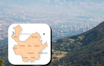 El proyecto de la Gobernación es que el departamento pase de las nueve subregiones a 17 esquemas territoriales. FOTO: El Colombiano