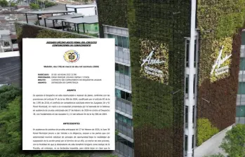 El proceso se relaciona con los contratos entre los Bomberos y el Área Metropolitana, en el que se comprometieron $18.000 millones de recursos públicos. FOTO: Juan Antonio Sánchez y Cortesía