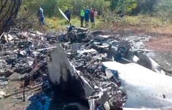 La avioneta que cayó en Valledupar este domingo 7 de enero transportaba a seis personas. FOTO CAPTURA DE PANTALLA