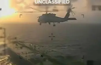 La persecución del buque Bella 1 ocurrió un día después de la incautación de otro tanquero en la región. FOTO: Gobierno de Estados Unidos