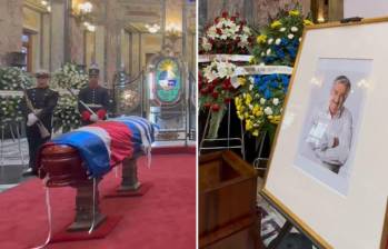 El féretro de Pepe Mujica será velado en el Salón de los Pasos Perdidos del Palacio Legislativo, en el parlamento uruguayo. FOTO: Parlamento de Uruguay