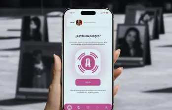 La iniciativa Alerta Rosa ya suma más de 1.500 descargas en su primera semana. FOTO: cortesía ALERTA ROSA y Andrés Camilo Suárez Echeverry