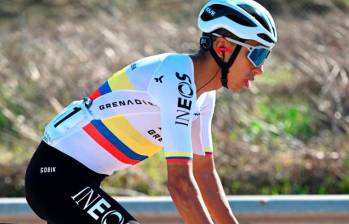 El ciclista cundinamarqués Egan Bernal es el bicampeón nacional de ruta de Colombia este 2025. Ganó las pruebas de crono y fondo. FOTO: Tomada de X @INEOSGrenadiers