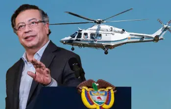 El helicóptero es un AgustaWestland AW139 adquirido durante el Gobierno de Iván Duque por 12 millones de dólares. FOTO: FABRIZIO CARPENTI - APLACE2LAND