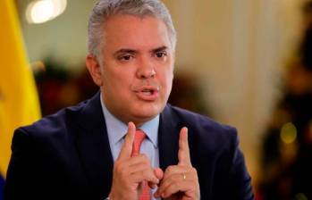 Iván Duque dejará de ser presidente de la República este 7 de agosto. FOTO: EFE