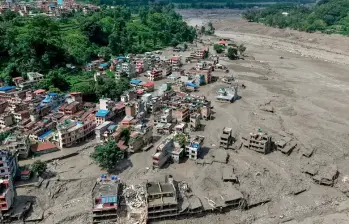 Avalancha en Nepal: muertos superan los 1.000 y miles siguen desaparecidos. FOTO: AFP 