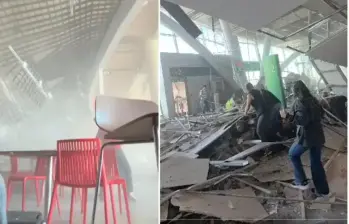 Gracias al despliegue continuo de los equipos de infraestructura, seguridad operacional, servicios a la navegación aérea y Bomberos Aeronáuticos (SAR), la Entidad ha determinado la reapertura gradual y bajo condiciones específicas de diversas terminales aéreas en las zonas afectadas, priorizando en todo momento la seguridad de pasajeros y tripulaciones, y preservando la conectividad regional. FOTO: Tomada de video.