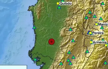 Chocó registró más de 5 sismos el día de ayer, 14 de septiembre; expertos explican el enjambre sísmico.Foto: Servicio Geológico Colombiano