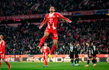 El futbolista colombiano Luis Díaz es uno de los goleadores del Bayern Múnich en la Bundesliga. Foto: Getty