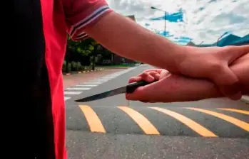 El asesino, un joven de 23 años, tenía el arma homicida en su poder cuando fue capturado. FOTO: IMAGEN REFERENCIA EL COLOMBIANO