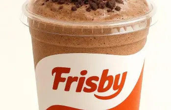 La malteada de Chocorramo que será comercializada por la polémica empresa “Frisby España”, tendrá un costo de 3,90 euros o casi $17.800. FOTO: INSTAGRAM