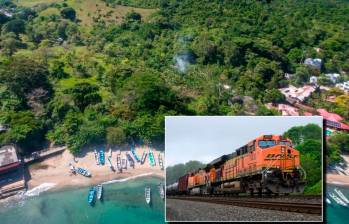 Aunque todavía no se conocen los diseños de prefactibilidad, el presidente Gustavo Petro ha asegurado que el tren sería elevado y pasaría por el Tapón del Darién. FOTOS: Juan Antonio Sánchez y Getty